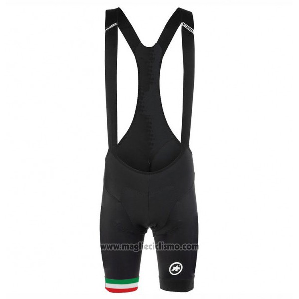 2017 Abbigliamento Ciclismo Assos Campione Italia Manica Corta e Salopette